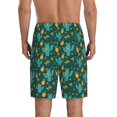 thumbnail image 4 of Lsque Pineapple And Cactus Mens Sleep Pajama Shorts,Short Pajama Pants, Cotton Ultra-Soft Knit-Medium, 4 of 9