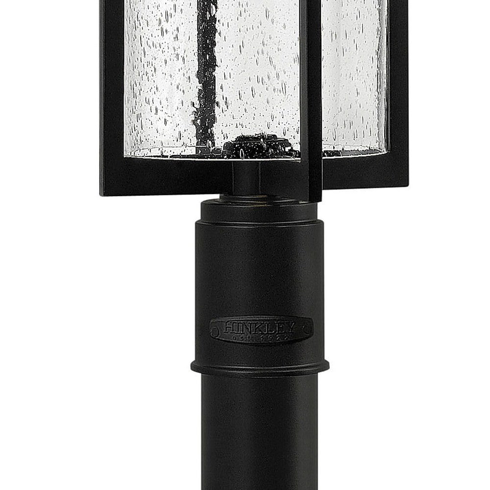 1 Light Large Outdoor Low Voltage Post Top or Pier Mount Lantern Modern Style 8.25 inch Wide By 27.75 inch High-Buckeye Bronze Finish-E26 Medium Lamp