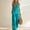 Cyan, variant on Women's 2 Piece Solid Color V-Neck Sleeveless Button Vest Cardigan & Side Pocket Wide Leg Pants Set Spring/Summer Outfit Sky Blue,M