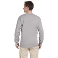 thumbnail image 2 of The Fruit of the Loom Adult 5 oz HD Cotton Long Sleeve T-Shirt - SILVER - 2XL, 2 of 2