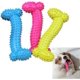 thumbnail image 1 of Juego de goma chirriante resistente a mordeduras de hueso de perro cachorro para masticar dientes molares entrenamiento calor plástico TPR goma, 1 of 5