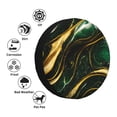thumbnail image 4 of Sikiie Green Marble PVC Leather Spare Tire Wheel Cover Spare Tire Cover, for Car Truck SUV Camper Trailer Universal Fit(14-17in)-14 inch, 4 of 6