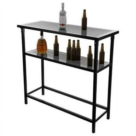 NASCAR Portable Bar Indoor Outdoor, Pop-Up Drink Station Patio, Garage or Man Cave Accessories - Black, White, Yellow, Red, Blue