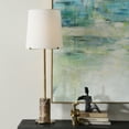 thumbnail image 2 of Uttermost Sepia Brown Marble Buffet Lamp, 2 of 12