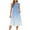 Light Blue, variant on Ashirexll Womens Summer Dresses, Casual Dresses for Women, Fashion Casual Printed Sleeveless Round Neck Pocket Dress