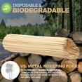 thumbnail image 4 of 500 Pcs Marshmallow Roasting Sticks 36" Long 5mm Thick, Smores Sticks Bamboo Skewers BBQ Kabob Grilling Barbecue Roasting Camping for Outdoor Fire Pits Campfires, 4 of 6