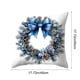 thumbnail image 3 of Uuiauoio Christmas Holiday Pillow Covers Linen Cushion Cases Santa Snowman Reindeer Pattern Decorative Throw Pillow for Sofa Bed Living Room Home Decor Festive Seasonal Accent, 3 of 6