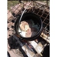 thumbnail image 3 of Cuisiland - Olla de caldero Potjie de hierro fundido de 8.5 cuartos con tapa y 3 patas, olla de foga, 3 of 9
