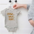 thumbnail image 5 of Crawl Walk Hunt Hunting Life Romper Boys or Girls Infant Baby Brisco Brands 6M, 5 of 6