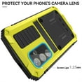 thumbnail image 2 of ELEHOLD for Samsung Galaxy S24 Plus Case,Outdoor Sports Military Heavy Duty Full Body Cover with Built in Screen Protector Hidden Kickstand Shockproof Dustproof Case for Samsung S24 Plus,Yellow, 2 of 9