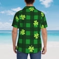 thumbnail image 6 of Easygdp Happy St. Patrick's Day5 Men's Hawaiian Shirts Print Lapel Short Sleeve for Beach, vacation, party, casual occasions - Medium, 6 of 9