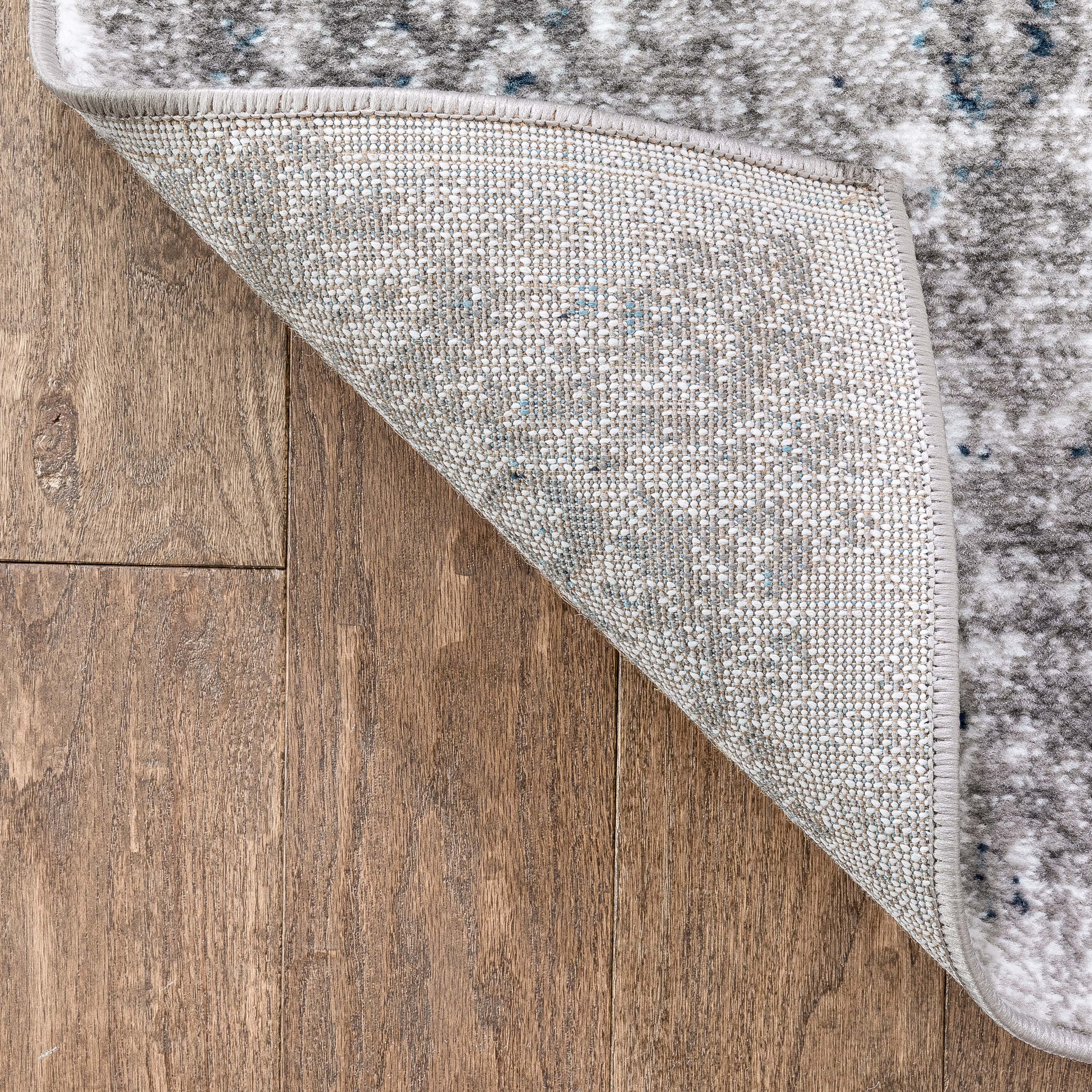 Well Woven Tresse Ivory Grey Traditional Oriental Medallion Floral Runner Rug 2x7 (2'3" x 7'3")