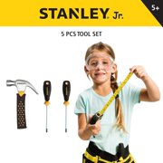 STANLEY Jr. 5-Piece Hand Tool Construction Toy Set