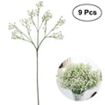 thumbnail image 1 of 9 ramos de flores artificiales de gypsophila para baby breath, ideales para bodas, decoración del hogar (blanco), 1 of 8