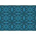 thumbnail image 1 of Ahgly Company Machine Washable Indoor Rectangle Transitional Deep Teal Green Area Rugs, 2' x 4', 1 of 7