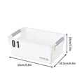 thumbnail image 2 of YiBai Multi-functional Storage Box Plastic Toys Snacks And Sundries Portable Tidying Box Living Room Kitchen Counter Top Storage Box,White, Children's Day, 2 of 2