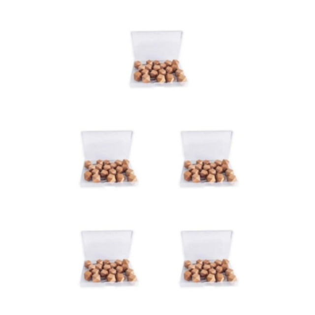 Baohd 30 Pcs Épingles de Carte pour Pouces Épingles à Pousser pour Pouces Tableau pour Étudiants Épingle Tableau Ongles Multi-Faces 5Ensemble