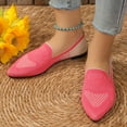 thumbnail image 5 of Sngxgn Women's Ballet Flats Walking Flats Slip On Work Shoes Flats Shoes for Woman Soft Lightweight(Hot Pink,40), 5 of 7
