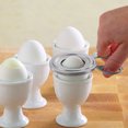 thumbnail image 5 of New Portable Gadget Egg Shell Breaker Stainless Steel Multifunction Egg Cutter Kitchen Accessories Egg Stripper Boiled, 5 of 5