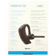 BlueParrott M300-XT SE Wireless Bluetooth Mono Headset with 96% Noise Cancellation Microphone & Lightweight Design, Black