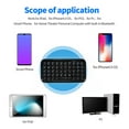 thumbnail image 4 of bedienty Mini Keyboard with Button Keys Handheld Size Small Receiver Strong Stability Smooth Pocket Keypad Home Laptop Smart TV 12.00*6.00*0.70cm 1Set, 4 of 6