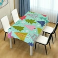 thumbnail image 7 of Coolnut Christmas Tree Tablecloth, Waterproof Washable Polyester Square Table Cover, Durable Tablecloth for Kitchen Dining Table Party Decor, 54"x54", 7 of 7