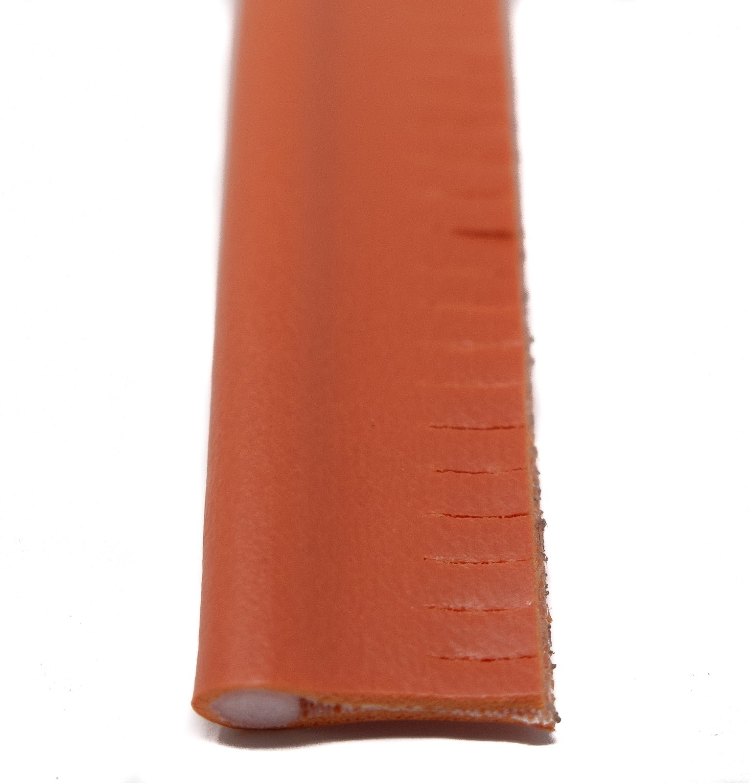 Welt Piping Marine Vinyl Upholstery Trim Bright Orange SAMPLE 3" Boat