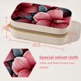 thumbnail image 5 of Petal Flower Velvet Portable Travel Organizer with Removable Compartment – Gift Idea, Jewelry Organizer, Storage Box, and Bracelet Holder, 5 of 7