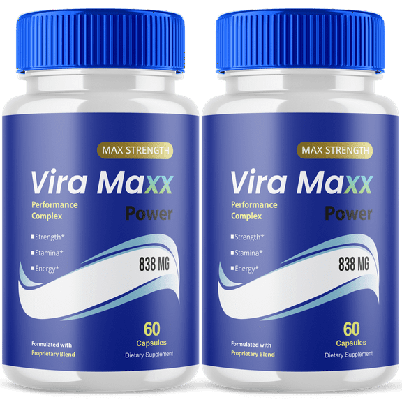Vira Maxx Advanced Formula Pills All Natural ViraMaxx Vitamin Supplement 120 Capsules