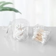 HEVIRGO Storage Box, Cotton Swab Pads Holder, Qtip Cotton Buds Ball
