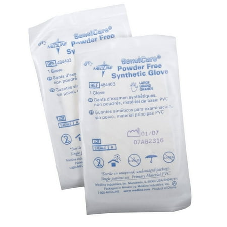 SensiCare PF Stretch Vinyl Sterile Exam Gloves - 484403
