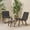 Black, variant on Outdoor Furniture Sets, PERLA CLUB CHAIR, Blue Patio Furniture Sets,Acacia Wood Patio Dining Sets, Garden & Outdoor & Patio Furniture Patio Furniture Sets
