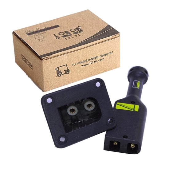 10L0L 36V Golf Cart Power Wise Charger Receptacle & Handle Plug Fit EZGO TXT 73063G01 73051G02