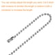 thumbnail image 5 of Cadenas de bolas Unique Bargains 10uds 24' Metal Ajustable, 5 of 5