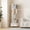 4 Tier-White, variant on 3 Tier Rotating Bookshelf with Drawer, 360° Display Spinning Corner Bookcase with Wheels, Storage Rack for Small Spaces, Narrow Wood Book Shelf for Bedroom Living Room Study