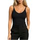 thumbnail image 2 of Neewe Women's Summer and Lace Fit Camisole with Built in Bra - Spaghetti Straps Camis Tank Everyday, 2 of 6