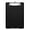 Black, variant on HearthHarmony Small Clipboard with Storage, A5 Clipboards with Pen Holder, Half Letter Clip Boards 6x9 Mini Plastic Clipboard with Low Profile Clip for Classroom, School, Office Supplies (Emerald)