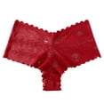 thumbnail image 2 of Plus Size Panties 2xl For Women Breathable Floral Lace Boyshort Ladies Sexy Comfortable Low Rise Underwear, 2 of 5