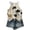 Beige, variant on Womens Halter Tops Back Bow Tie Sleeveless Blouse Casual Loose Fit Keyhole Back Bohemian Print Camisole for Daily Wear Black XL