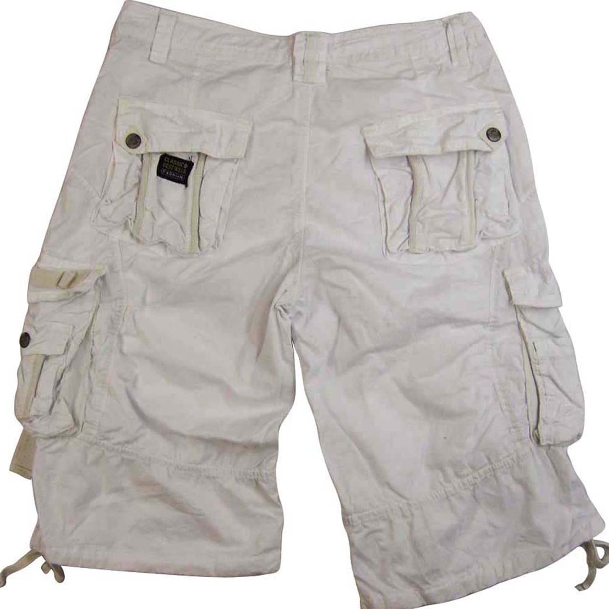 Sizes 30 to 44 #1104 Mens Military-style Cargo Shorts