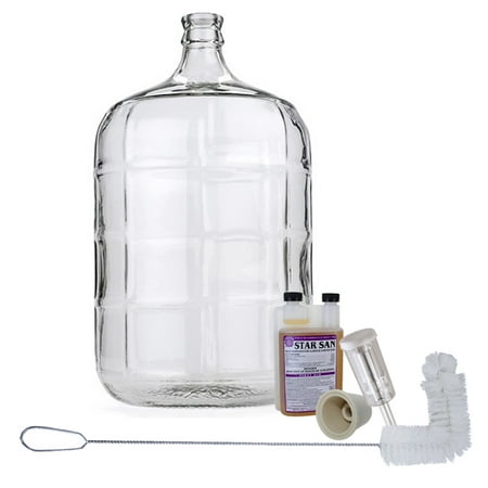 Home Brew Ohio Complete 5 Gallon Carboy Kit (Best Brew Kettle For 5 Gallon Batch)