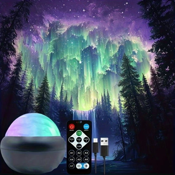 Rotating Starry Sky Projection Night Light Moon Star Lamp For Kids Baby Party Us