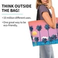 thumbnail image 2 of Disketp Beach with Palm Trees Tote Bag for Women, Handbag Shoulder Tote Bag, for Shopping and Travel, 2 of 8
