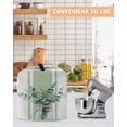 thumbnail image 4 of Sage Green Eucalyptus Leaves Stand Mixer Dust Cover with Storage Pocket & Handles,Farmhouse Stripe Botanical Fits All Tilt Head & Bowl Lift Kitchen Appliance Cover Organizer Accessories,4.5-5 Quart, 4 of 6