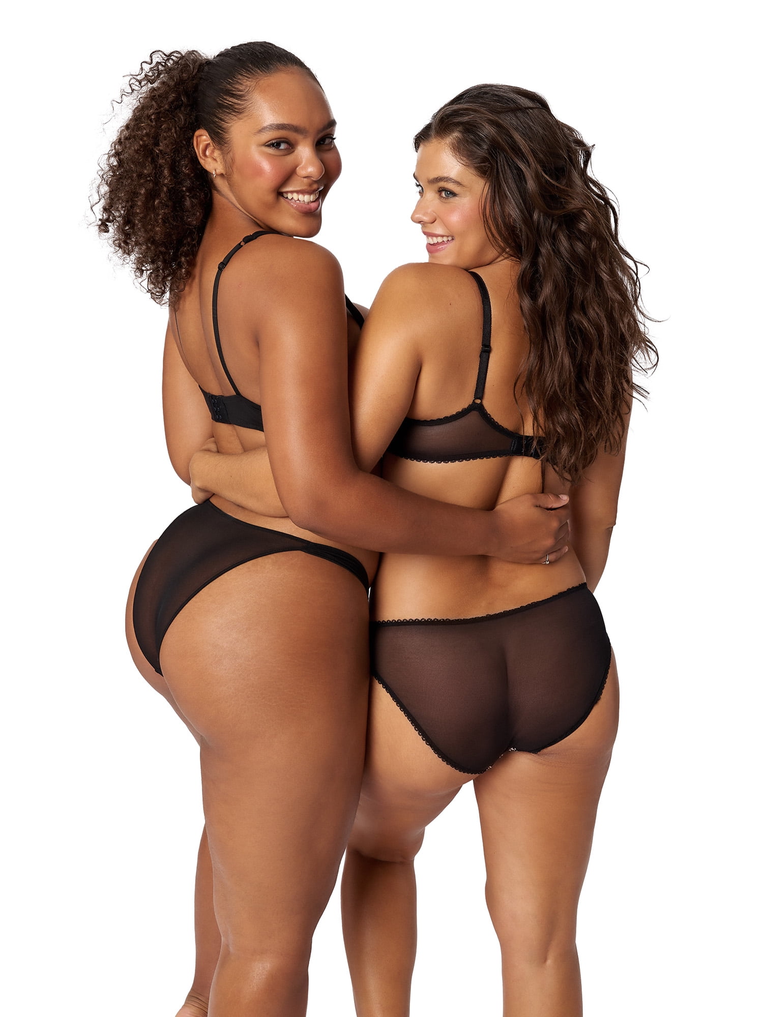 Adored by Adore Me 2-Pack Sadie Brazilian and Ruby Bikini Underwear, Sizes S-XXXL