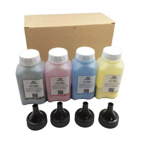 Polvo de tóner de recarga Misee para HP 202A, paquete de 4