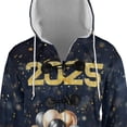 thumbnail image 4 of Happy New Year Shiba Inu Welcome 2025 Balloon Firework Party All Over Print 3D Hooded Duffle Toggle Coat Shibas Dog Lovers Gifts Idea - 01014, 4 of 6