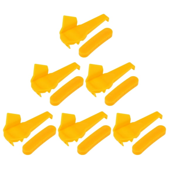 6 Sets Tire Changer Plastic Insert Tire Demount Head Tire Side Protector for Duck Head Tyre Repair 2.32"x0.75"x1.14"