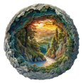 thumbnail image 1 of Puzle de madera Welsky Cave Forest 3D Vision Effect 300 piezas, 1 of 9