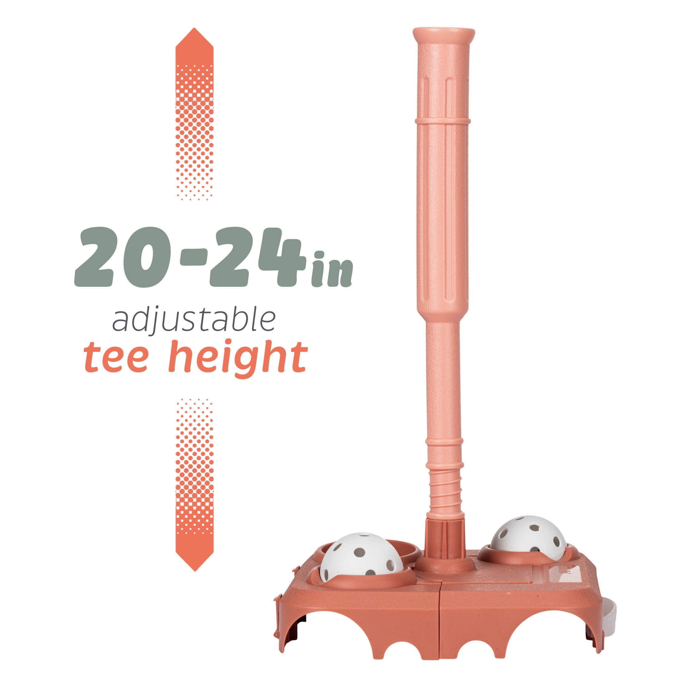 Franklin SportsSoftball Fold Away Kids Batting Tee with Bat + Ball Set
